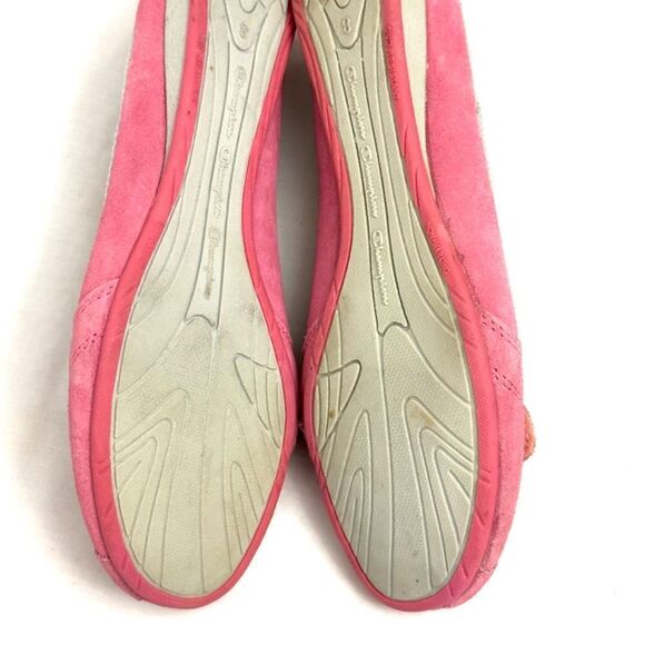 Champion Skimmer Ballet Flat Shoes Pink Leather 8 - Picture 5 of 5